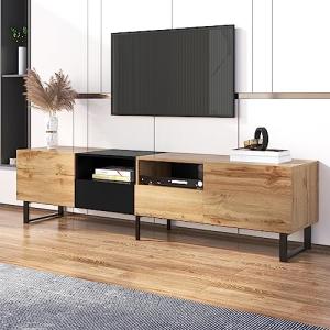 Merax Mueble para TV, mueble bajo con cajones, moderno mueb…