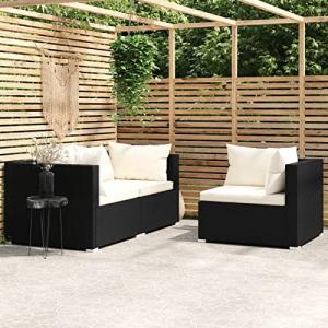 MOONAIRY Set de Muebles de jardín 3 pzas, Muebles Jardin Ex…