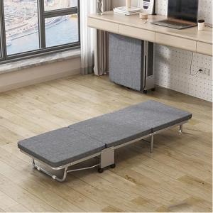 Cama plegable para adultos con colchón de látex de espuma,…