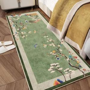 JGGXHM Alfombra clásica China para Dormitorio, mesita de No…