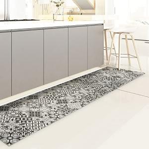 Alfombra de Cocina de Vinilo Antideslizante y Lavable Alfom…