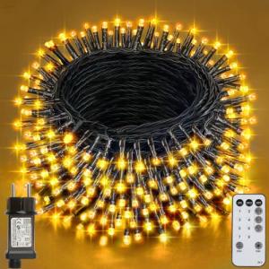 Realky Luces de Navidad, 38.2M 320 LED Luces de Árbol, 8 Mo…