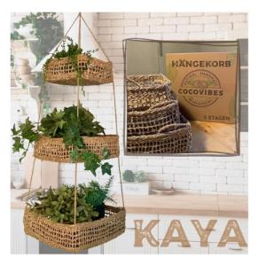 cocovibes Cesta de frutas colgante para cocina, montaje en…