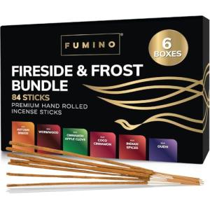 Fumino - Lote de 6 Cajas de inciensos Naturales Hielo y Fue…