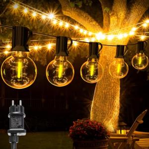 GIACOMO Guirnalda Luces Exterior 10 M G40 Guirnaldas de Luc…