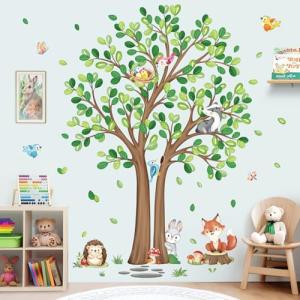 decalmile Pegatinas de Pared Infantiles Árbol Grande Vinilo…