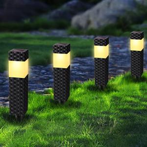 Joomer Luces Solares LED Exterior Jardin, 8 Paquete Lámpara…