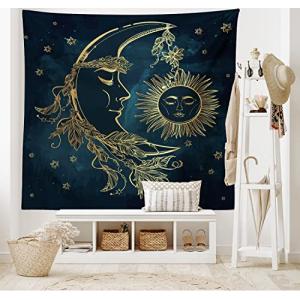 ABAKUHAUS Psicodélico Tapiz de Pared y Cubrecama Suave, Lun…