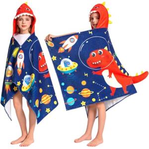 OLAOLA Toalla de Baño con Capucha para Niños, Toallas de Pl…