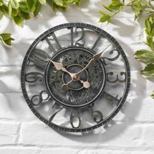 Marco Paul - Reloj de pared grande para exteriores, resiste…