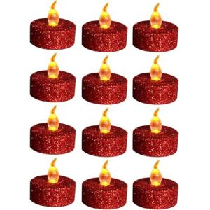 wisdom line Velas LED calentador de plato, paquete de 8,sin…