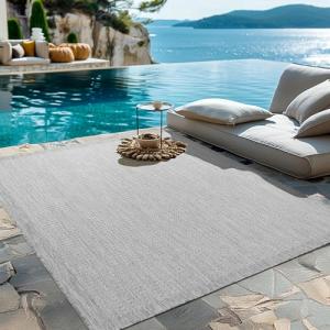 HomebyHome Alfombra de Exterior de Tejido Plano, Resistente…