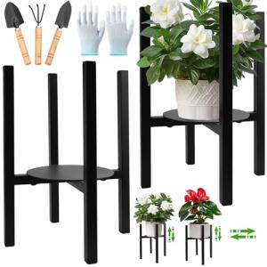 KIMIGO Set 2 Soporte para Plantas Ajustable,Soporte para Ma…