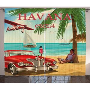 ABAKUHAUS Viaje Cortinas, Retro Habana Cuba Beach Alquiler,…