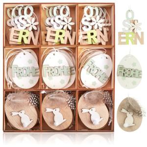 COM-FOUR® 36x Colgantes Decorativos para Pascua - Perchas d…