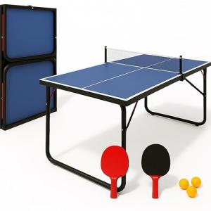 Mesa de Ping Pong Plegable | Incluye Red Paletas Pelotas |…