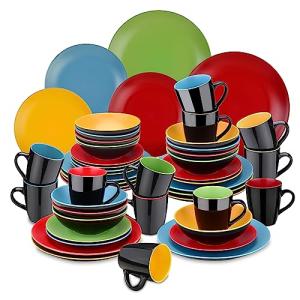 vancasso serie Allegro Vajilla de Cerámica Plato Llano Plat…