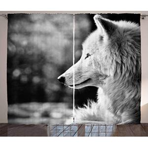 ABAKUHAUS Lobo Cortinas, Retrato del Lobo, Sala de Estar Do…