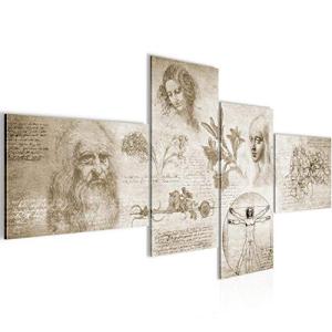 Runa Art Cuadro XXL Leonardo Da Vinci 200 x 100 cm Impresió…