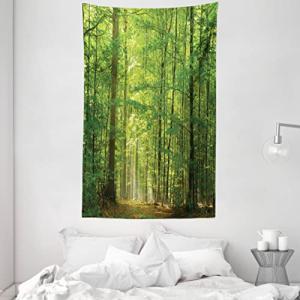 ABAKUHAUS Bosque Tapiz de Pared y Cubrecama Suave, Bosque d…