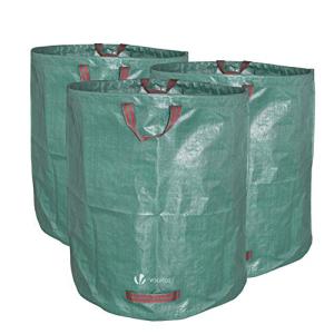 VOUNOT® 3 x Sacos de Jardin 272L Bolsas de Basura de jardín…