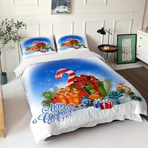 Chickwin Navidad Juego de Ropa de Cama, 3 Piezas 3D Juego d…