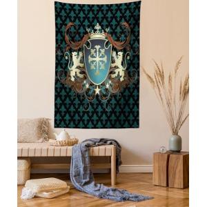 ABAKUHAUS Medieval Tapiz, Escudo de armas de la Edad Media,…