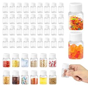 BUENTYA 50 PCS Botellas Pequeñas de Plastico Transparente,…