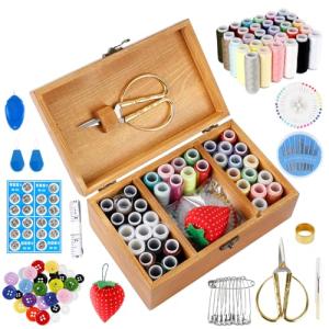 Kit de Costura 186 Pzs Accesorios de Costura Costurero Prof…