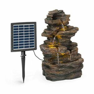 Blumfeldt Messina - Fuente Solar de Cascada, Panel Solar, 9…