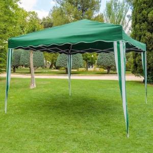 Carpa Plegable 3x3m para Jardín, Incluye Piquetas y Bolsa d…