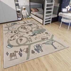 Hanse Home Adventures Alfombra infantil, diseño de animales…