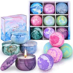 Set de Regalo de Bombas de Baño, OFUN 5 Sales de Baño con A…