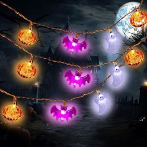 Luces de murciélago de Halloween, Luces Decorativas de Murc…