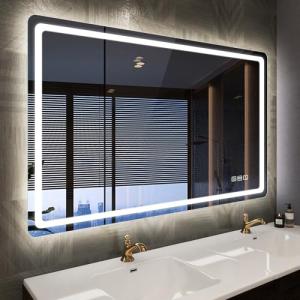 STARLEAD Espejo-Baño-con-Luz 100x70cm, Espejos-de-Baño-con-…