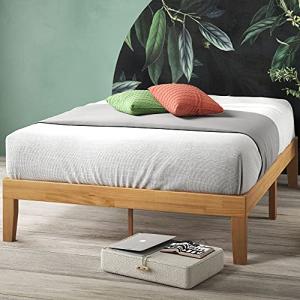 Zinus Moiz Estructura de cama con plataforma de madera de 3…