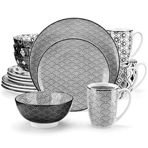 vancasso Haruka 16 piezas Vajilla de Porcelana Pintada a Ma…