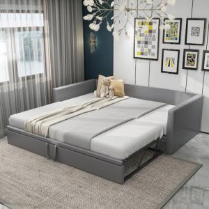 Moimhear Cama tapizada sofá cama extensible 90/180 x 200 cm…