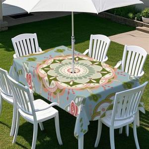 Chickwin Mantel Rectangular Impermeable Exteriores con Aguj…