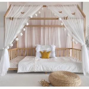 Baby Fancyroom Dosel para cama infantil, color blanco/crudo…