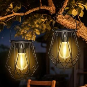 2 Piezas Farolillos Solares Exterior, IP65 Impermeable Lamp…
