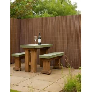 JARDIN202 - Cerramiento de Mimbre Natural Ecológico 80% Ocu…