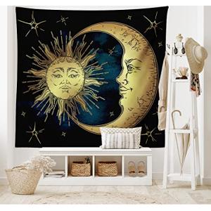 ABAKUHAUS Psicodélico Tapiz de Pared y Cubrecama Suave, Lun…