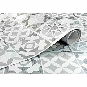 GOYAPRINT Vinilo Decorativo Baldosa Hidraulica 62x250cm par…