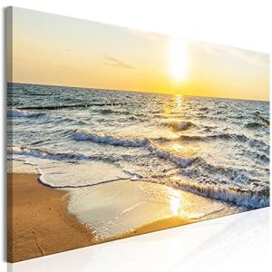 murando Cuadro en Lienzo Playa Mar 150x50 cm 1 Parte Impres…