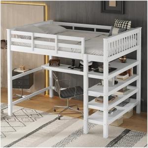 Lubvtti Cama Alta Juvenil 140x200 cm,litera Alta con Escrit…