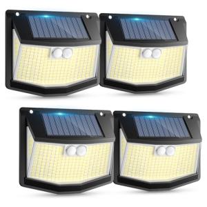 Luz Exterior Solar LED Jardin: 248 LED Luces Solar con Sens…