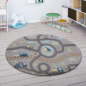 Paco Home Alfombra Infantil Niño Carreteras Coches Infantil…