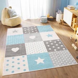 TAPISO Lazur Alfombra de Pelo Corto Resistente Suave Diseño…