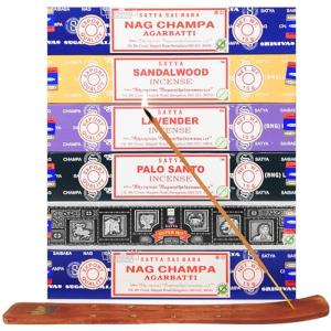 Incienso Nag Champa Pack 72 Sticks   Quemador Incienso – Ar…